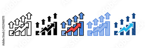 Arrow Up Icon Element For Design