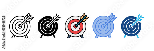 Target Arrow Icon Element For Design