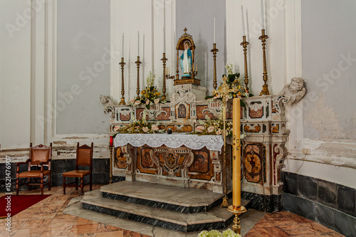 Canvas-taulu Teano, Campania, Italy. Church of Sant’Agostino. LR25