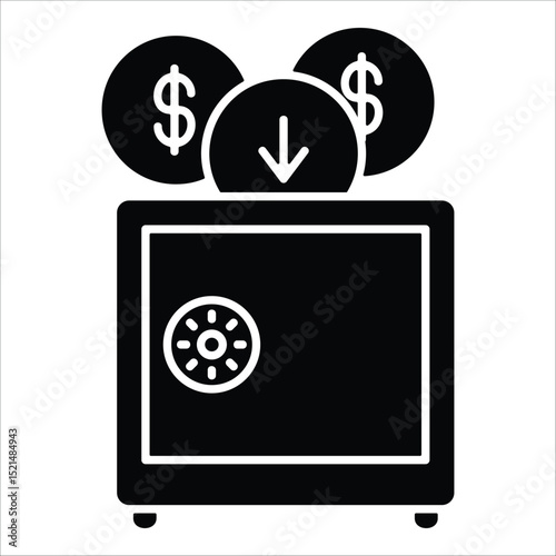 Deposit  Icon Element For Design