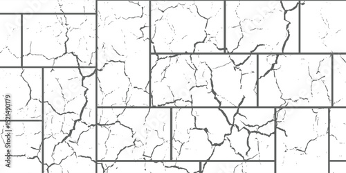  Abstract white template for wall gallery.