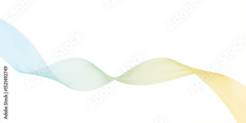 Modern mesh wave pattern blending with smooth digital flow shapes

