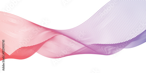 Futuristic digital art with dynamic mesh and softly bending waveforms

