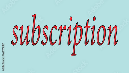 subscription word