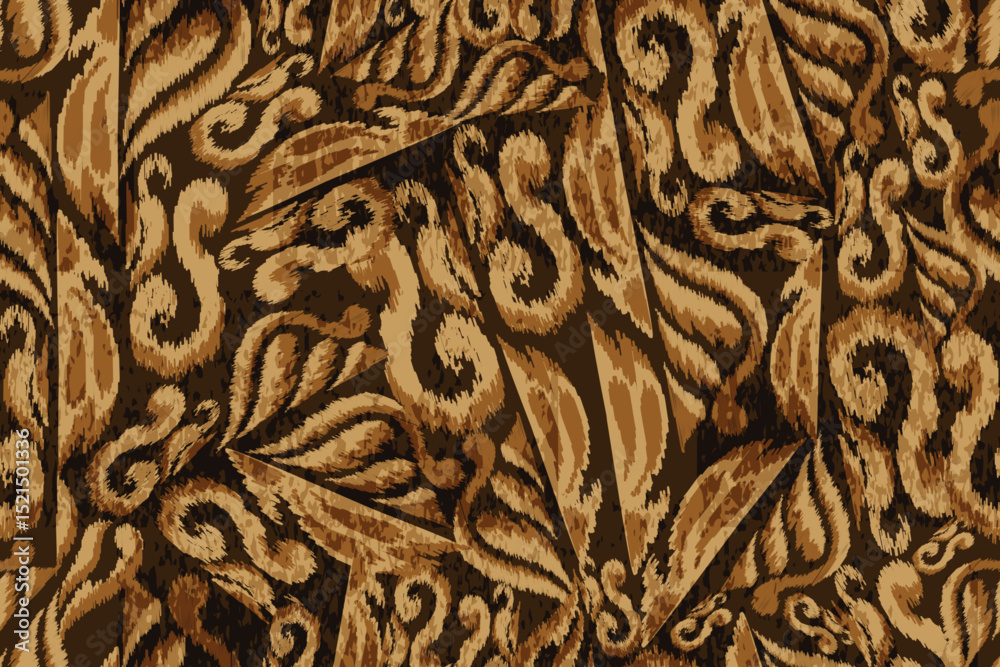 abstract seamless motif fabric patterns, abstract ikat, carpet, fabric, batik abstract seamless motif fabric patterns, abstract ikat, carpet, fabric, batik