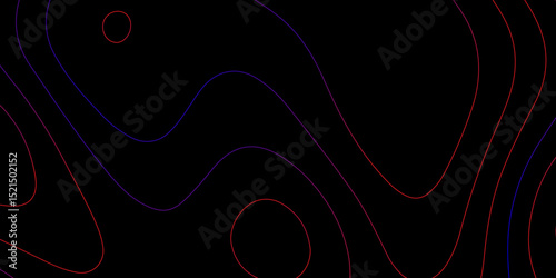 Abstract lines background. Contour maps. Vector illustration. The stylized height of the topographic map contour in lines and contours isolated on transparent. technology topo landscape grid map text	