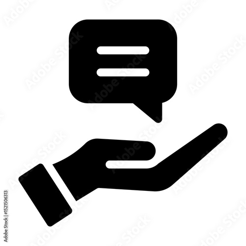 Advice Vector Glyph Icon Design