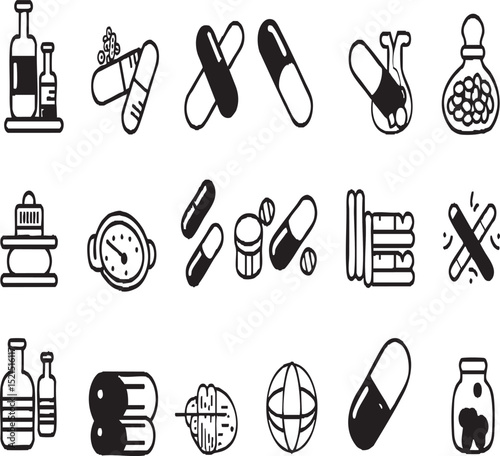 "Pharmaceutical and Medical Icons."