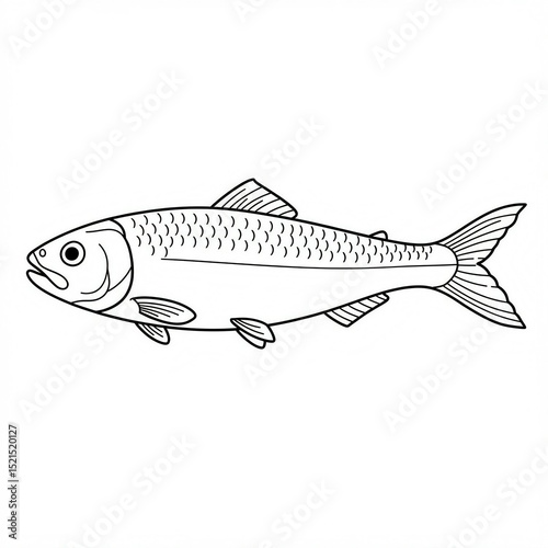 fish herring coloring 