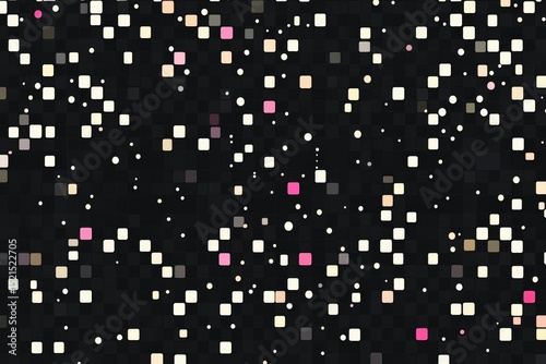 Minimalist pixelated pattern with small uniform squares.