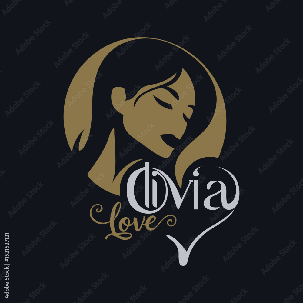 Obraz premium vector illustration of a girl with a sign