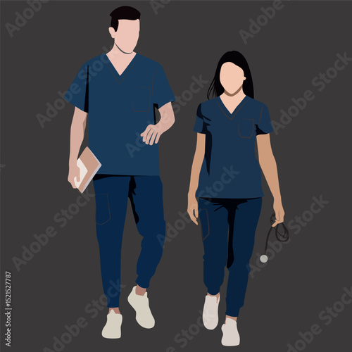 young doctor with stethoscope