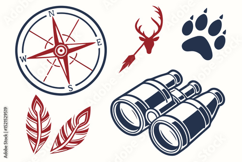 Precision & Pursuit: Hunting Icon Designs