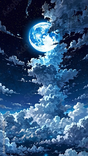 moon over water