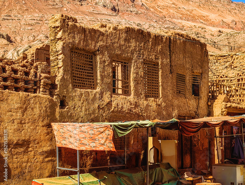 China, Xinjiang autonomous region, Turfan or Turpan, Uighur house