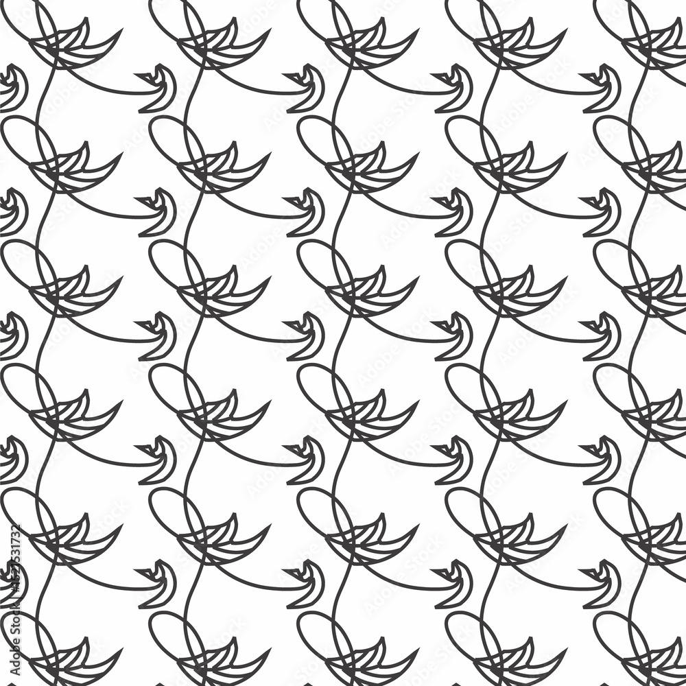 Fototapeta premium Abstract geometric seamless pattern mandala background wallpaper