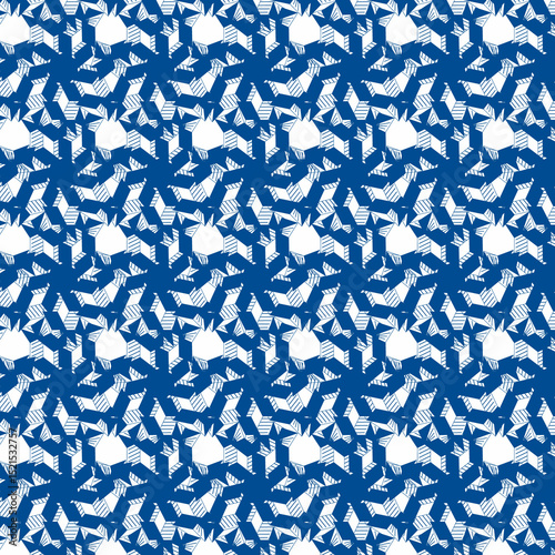 Abstract geometric seamless pattern mandala background wallpaper