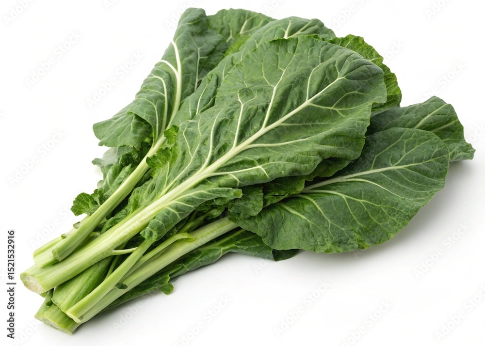 collard greens isolated on white background collard greens isolated on white background