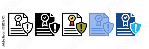 Underwriting Icon Element For Design