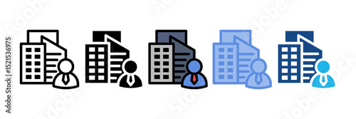 Business Owner Icon Element For Design