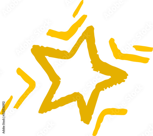Doodle Abstract Star