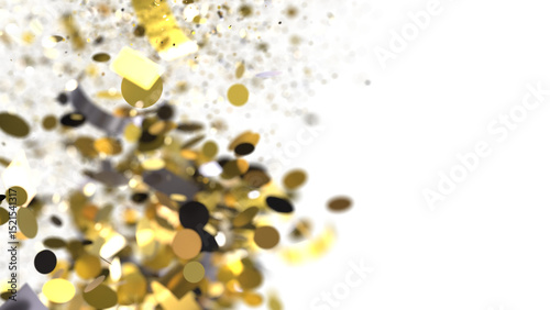 Festive background with gol...