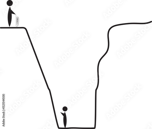 A vision of a person coming to its aid in times of trouble