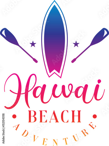 SUP boarding design elements. Stand up paddling stickers and badges. Set of vector emblems with SUP boards, boarder silhouettes