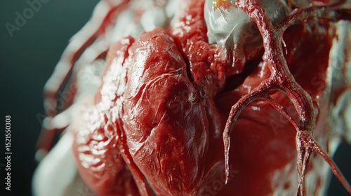 Blood clots in the human body close-up.