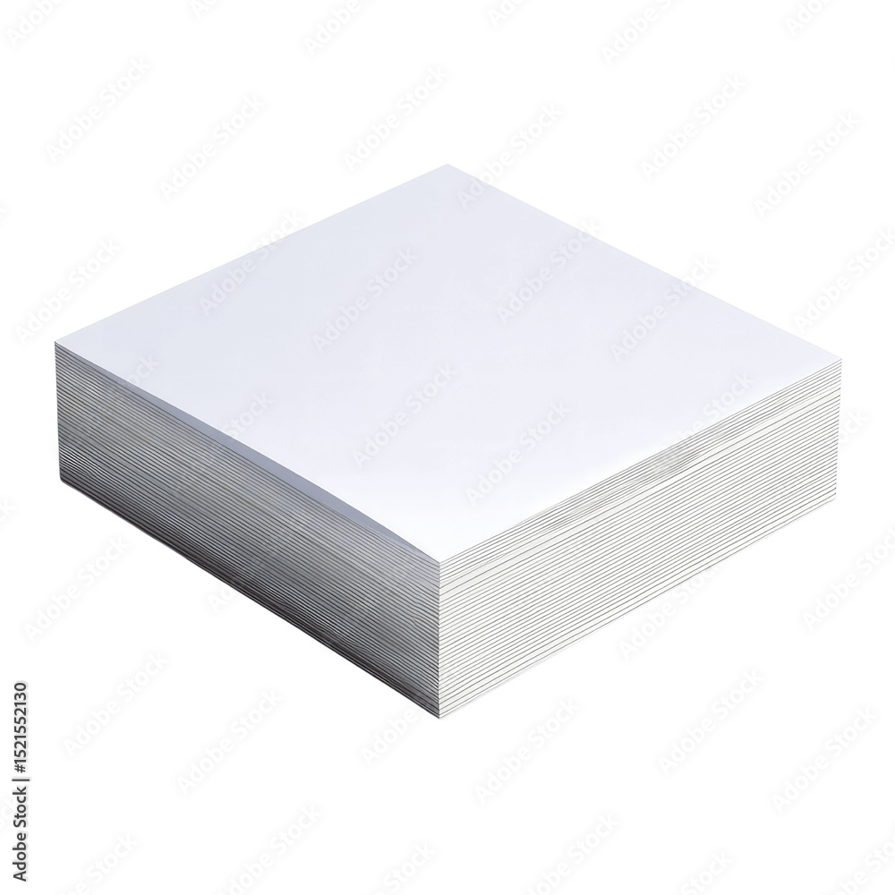 Stack of Blank White Paper Sheets, Ready for Stack of Blank White Paper Sheets, Ready for