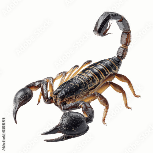 Close-up of a Desert Scorpion, Striking Pose