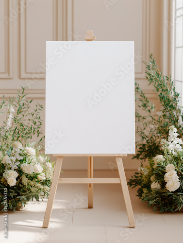 Indoor Wedding Welcome Sign Mockup – 18x24 in