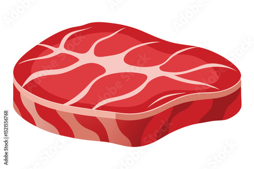 Juicy Steak Premium Cut of Beef, Ready for Grilling or Pan-Searing