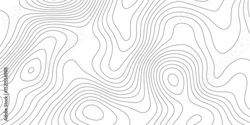 Topographic map background with geographic grid for hiking and mountain sport. luxury topographic wavy pattern and geographic grid map design. paper texture Imitation of a geographical map shades.