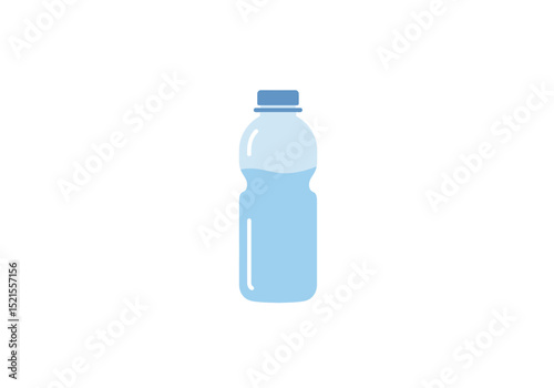 Health and Wellness Icon Set – Flat Fitness, Nutrition, and Self-Care Symbols on White Background