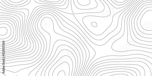 Topographic map background with geographic grid for hiking and mountain sport. luxury topographic wavy pattern and geographic grid map design. paper texture Imitation of a geographical map shades.