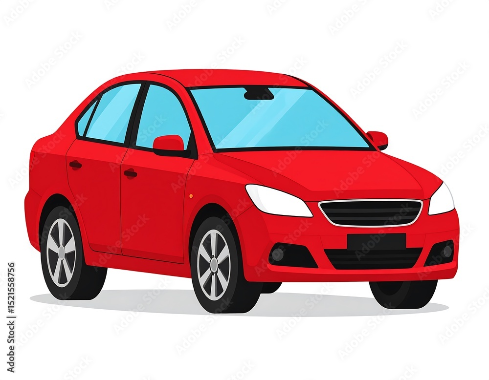 Red Sedan Car Illustration.automobile, drive, fast, machine, shiny, three-dimensional, transport, transportation, vehicle, wheel, auto, automotive, sedan, sport, illustration, isolated, new, car, Red Sedan Car Illustration.automobile, drive, fast, machine, shiny, three-dimensional, transport, transportation, vehicle, wheel, auto, automotive, sedan, sport, illustration, isolated, new, car,