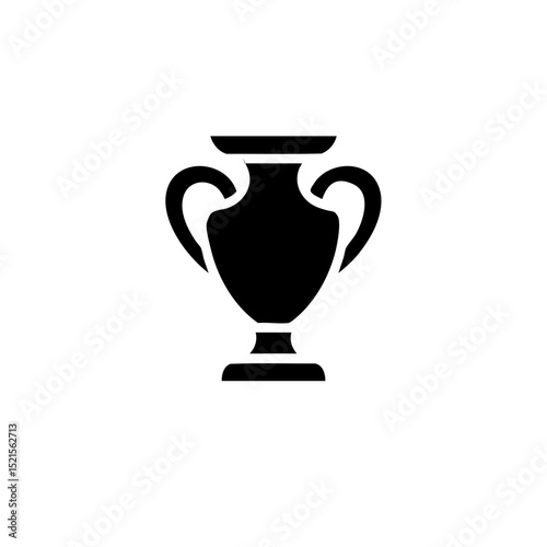 Greek Pottery Silhouette - Bold Symmetrical Design 