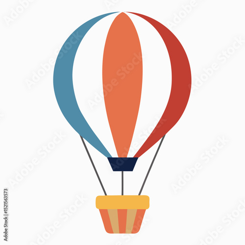 hot air balloon vector illustration
