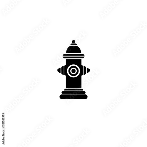 Enchanted Fire Hydrant - Clean Outline for Urban Fantasy Branding