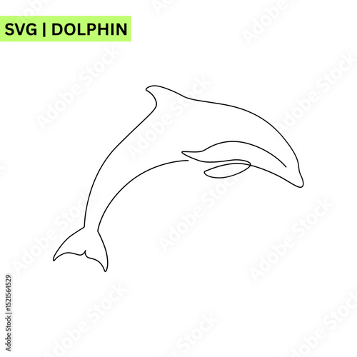 A whimsical dolphin logo template illustrating a cute dolphin leaping over waves, emphasizing joy and excitement in an eye-catching and dynamic design.