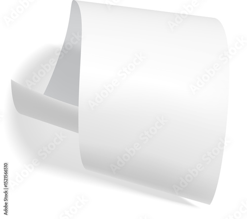 Empty Paper Receipt