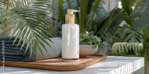 Skin Care Routine with Serum Application for Hydration and Rejuvenation at Home