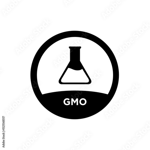 GMO ALLERGE ICON VECTO
