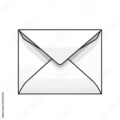 Professional Envelope Message Symbol Vector Illustration for Communication Designs photo