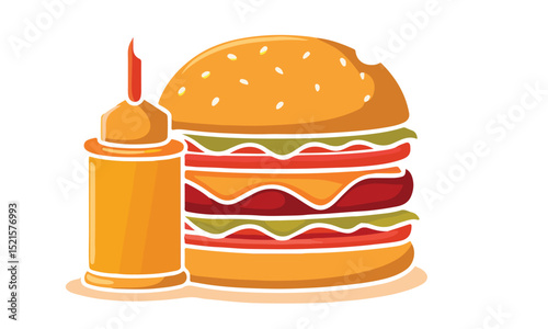 Fast food barger .