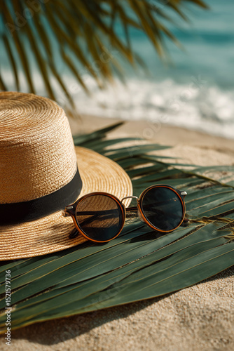 Summer beach vacation supplies