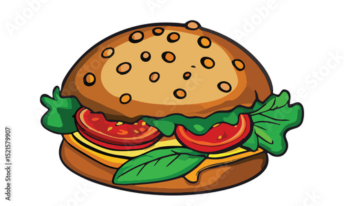 Fast food barger .