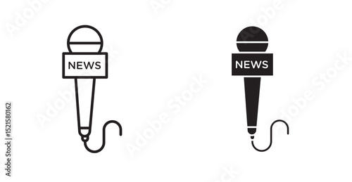 news microphone icon