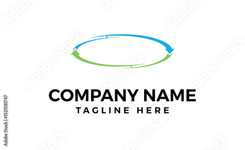 Cycle Arrows Gradient logo design.